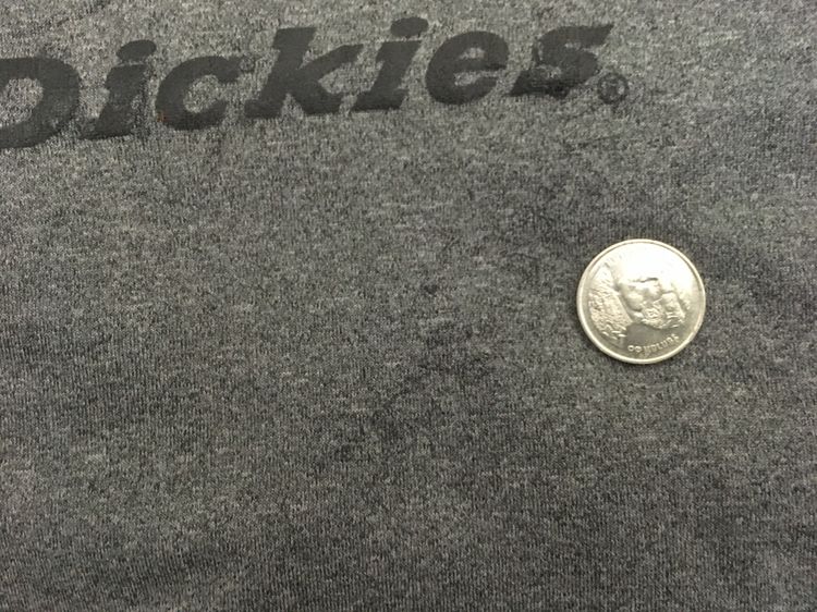 เสื้อคอกลม แบรนด์ Dickies สีเทาแถบดำ รูปที่ 12