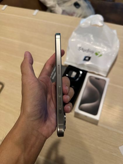 iPhone 15 Pro max 256 สีไทเทเนียมธรรมชาติ รูปที่ 6