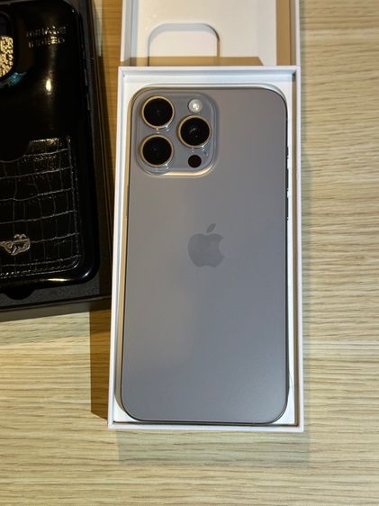 iPhone 15 Pro max 256 สีไทเทเนียมธรรมชาติ รูปที่ 4