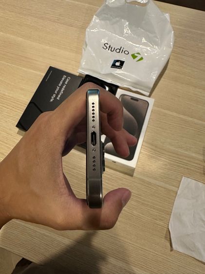 iPhone 15 Pro max 256 สีไทเทเนียมธรรมชาติ รูปที่ 7
