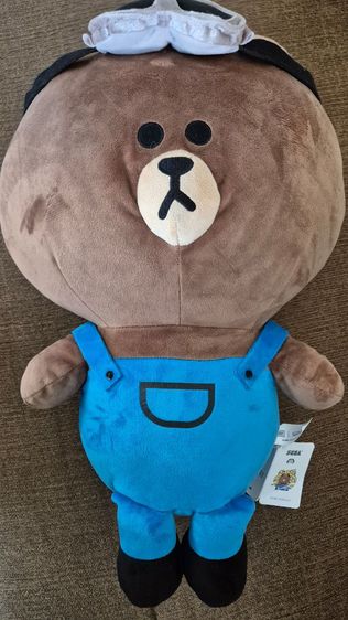ตุ๊กตาหมีบลาวน์ line friends ของแท้ มือ 2 สภาพสวยมาก  รูปที่ 4