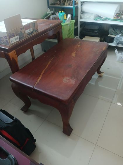 โต๊ะกลางไม้มะค่าแผ่นเดียว รูปที่ 3