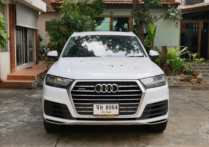 Audi Audi Q7  2017 3.0 TDI Quattro 4WD Utility-car ดีเซล ไม่ติดแก๊ส เกียร์อัตโนมัติ ขาว รูปที่ 2