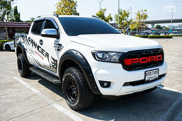 Ford Ranger 2019 2.2 Hi-Rider XLT Pickup ดีเซล ไม่ติดแก๊ส เกียร์อัตโนมัติ ขาว รูปที่ 3