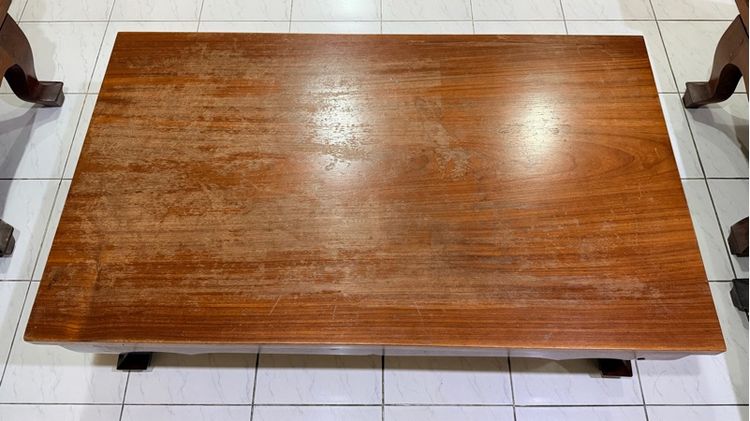 ชุดโต๊ะเก้าอี้รับแขกไม้มะค่า รูปที่ 4