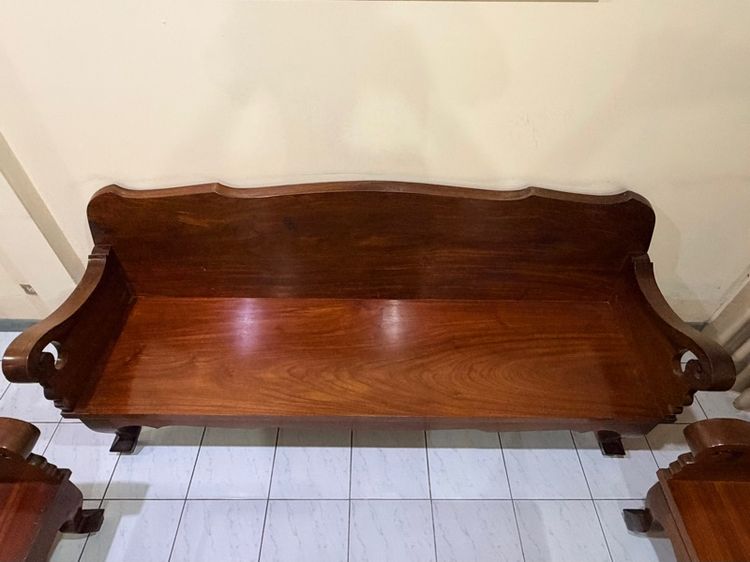 ชุดโต๊ะเก้าอี้รับแขกไม้มะค่า รูปที่ 3