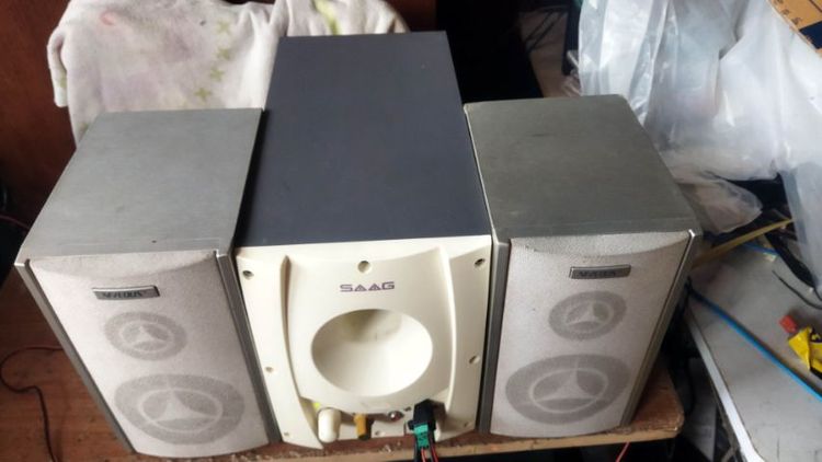 ลำโพง 2.1 ซับ SAAG 82S พร้อมลำโพงซ้ายขวา Niveous ใช้ต่อคอม โน๊ตบุ๊ค มือถือ อื่นๆ มีแอมป์(ขยาย)ในตัว เสียงออกครบ เบสแน่นแน่น รูปที่ 4