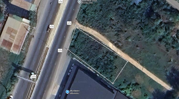 ให้เช่าที่ดิน มี 2 แปลง 100 และ 200 ตรว