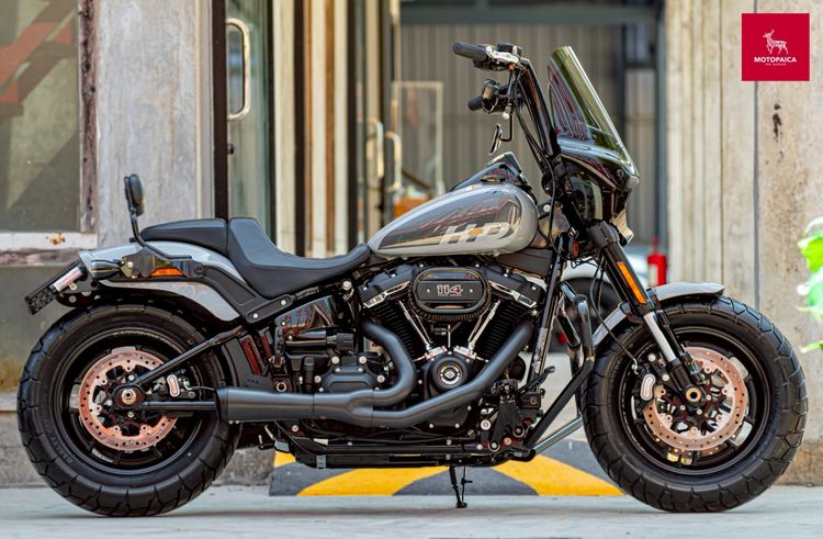 HD Fatbob114 Stage1 ปี2024 สีเทาตัวใหม่ มือเดียว วิ่งน้อย2,000Mi. รูปที่ 2