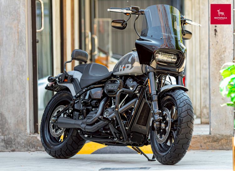 HD Fatbob114 Stage1 ปี2024 สีเทาตัวใหม่ มือเดียว วิ่งน้อย2,000Mi.