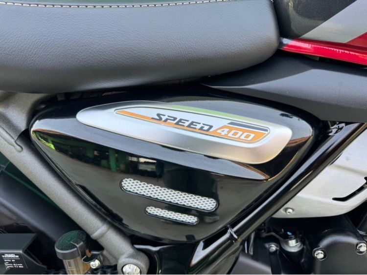 Triumph Speed 400 สีเทาแดงปี24จด25  วิ่ง 2,000โล รูปที่ 18