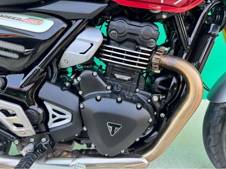 Triumph Speed 400 สีเทาแดงปี24จด25  วิ่ง 2,000โล รูปที่ 6