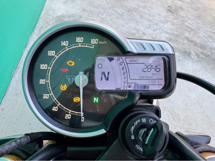 Triumph Speed 400 สีเทาแดงปี24จด25  วิ่ง 2,000โล รูปที่ 12