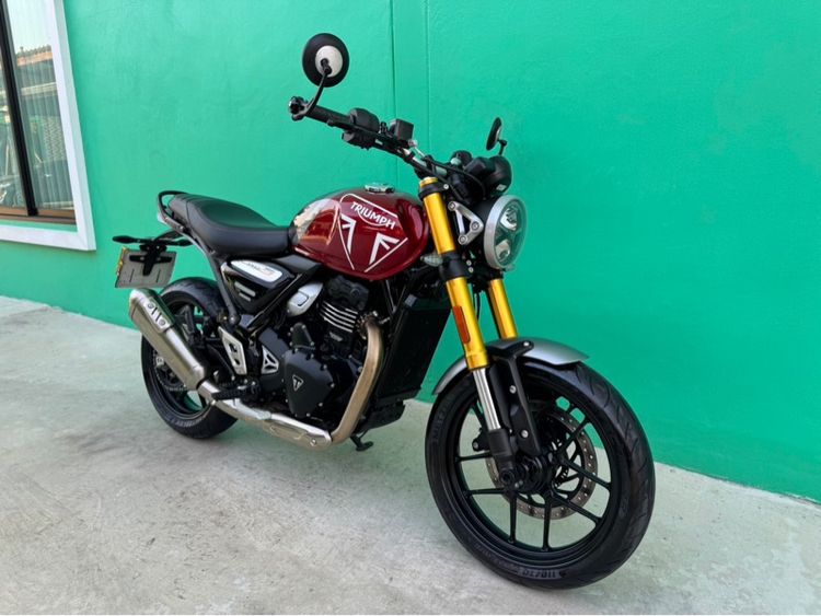 Triumph Speed 400 สีเทาแดงปี24จด25  วิ่ง 2,000โล รูปที่ 2