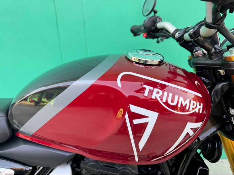 Triumph Speed 400 สีเทาแดงปี24จด25  วิ่ง 2,000โล รูปที่ 4