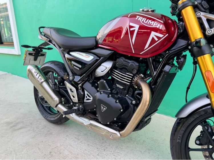 Triumph Speed 400 สีเทาแดงปี24จด25  วิ่ง 2,000โล รูปที่ 7