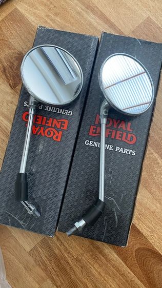 กระจก มอเตอร์ไซค์ กระจกมอเตอร์ไซค์ของ Royal Enfield ของแท้ 