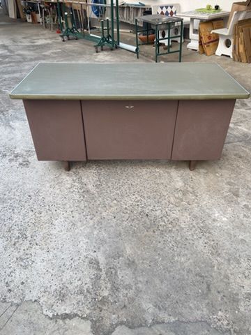 โต๊ะทำงานเหล็ก ตัวใหญ่ 153x77cm รูปที่ 2