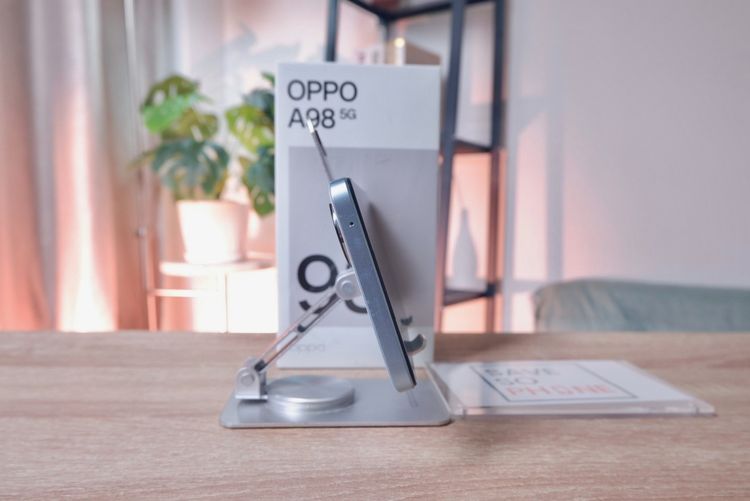 Oppo A98 5G  8+256GB สี Blue เครื่องสวย ราคาเพียง 4,990.- มีประกันร้าน 60 วัน รูปที่ 6