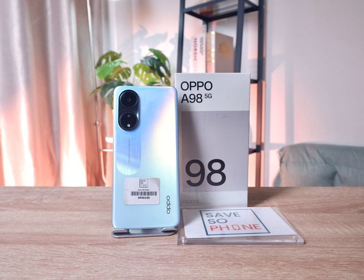 อื่นๆ 256 GB Oppo A98 5G  8+256GB สี Blue เครื่องสวย ราคาเพียง 4,990.- มีประกันร้าน 60 วัน