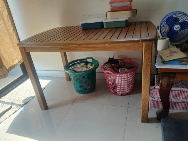 โต๊ะกินข้าวไม้สักทอง รูปที่ 2