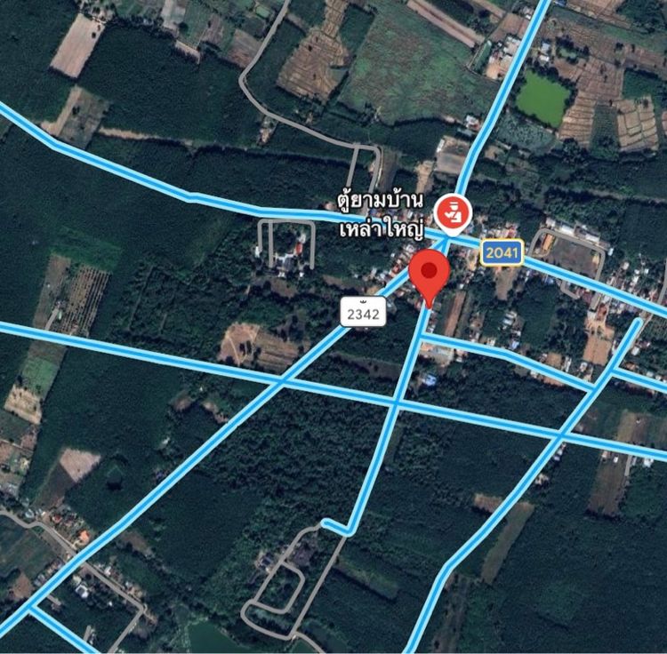 ที่ดินเปล่าใกล้ถนน 200 เมตร เขตชุมชน 2 งาน 90 ตรว. มีโฉนดครุฑแดว รูปที่ 2