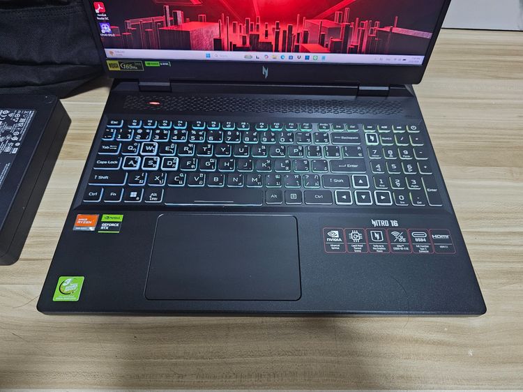 Nitro16 Ryzen9 7940HS+Ram16+ RTX 4060(8Gb)+16.1" 2K IPS 165Hz+ ประกันศูนย์ รูปที่ 4