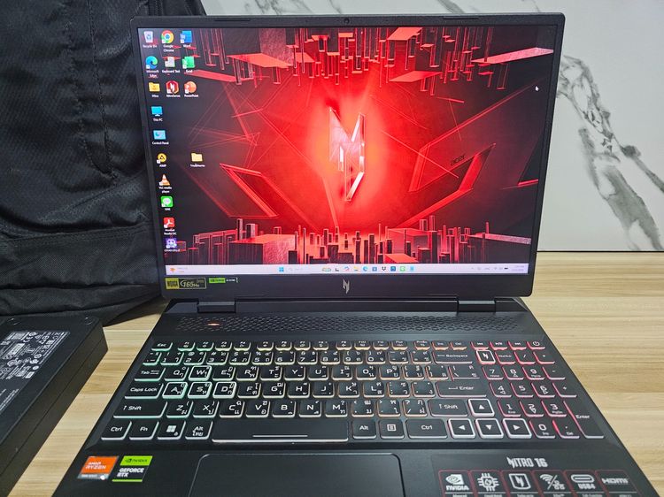 Nitro16 Ryzen9 7940HS+Ram16+ RTX 4060(8Gb)+16.1" 2K IPS 165Hz+ ประกันศูนย์ รูปที่ 3