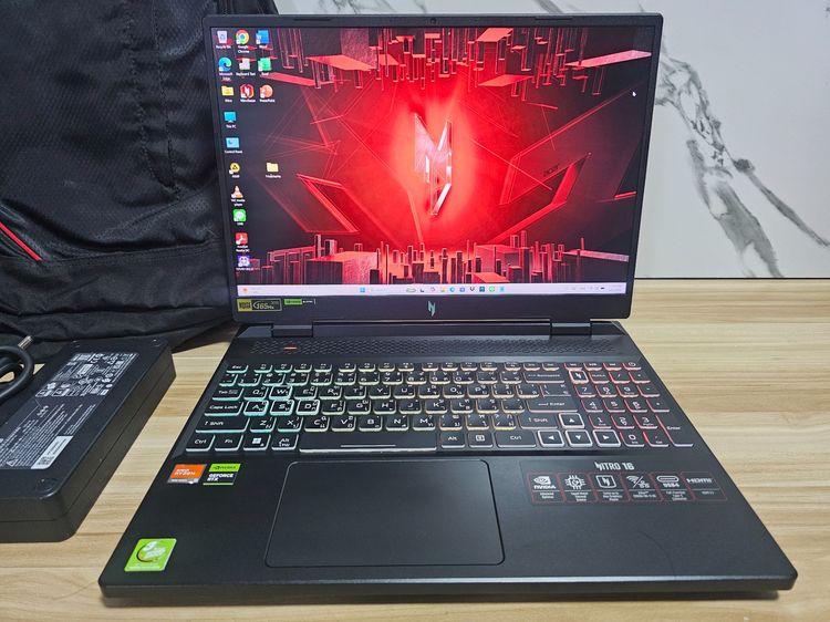 Nitro16 Ryzen9 7940HS+Ram16+ RTX 4060(8Gb)+16.1" 2K IPS 165Hz+ ประกันศูนย์ รูปที่ 2