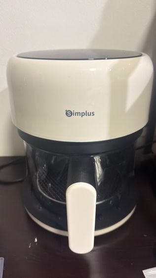 หม้อและกระทะ Simplus หม้อทอดไร้น้ำมันรุ่นกระจกแก้ว