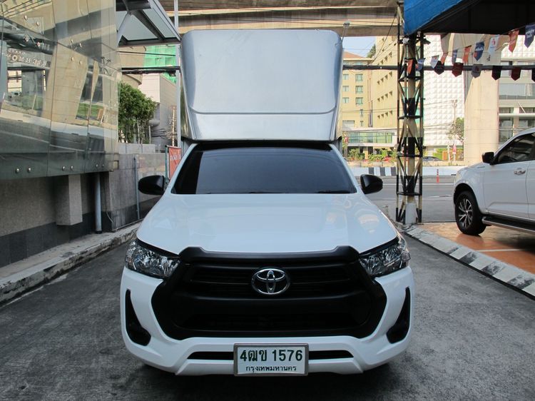 Toyota Hilux Revo 2024 2.4 Entry Van ดีเซล ไม่ติดแก๊ส เกียร์อัตโนมัติ ขาว รูปที่ 3