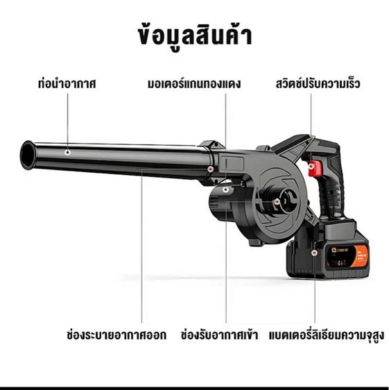 โบโว่เป่าลมและดูดฝุ่นได