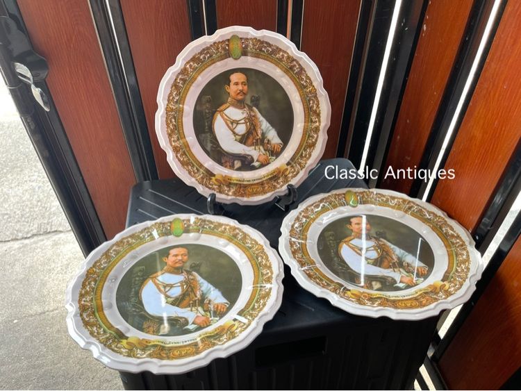 จานโชว์ 9รัชกาล เก่าสะสม รูปที่ 4