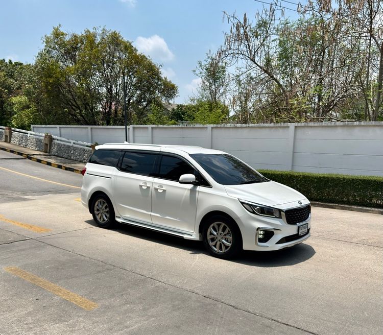 Kia Grand Carnival 2020 2.2 EX Utility-car ดีเซล ไม่ติดแก๊ส เกียร์อัตโนมัติ ขาว รูปที่ 2