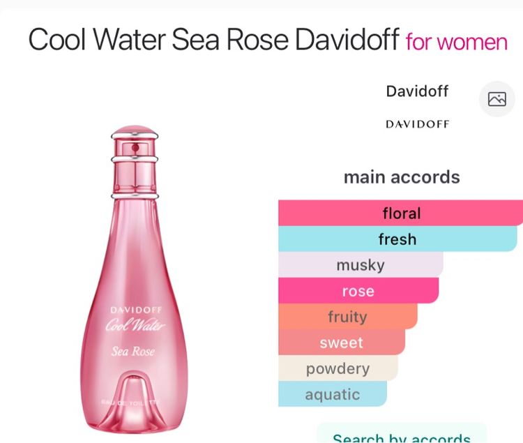 Davidoff Cool Water Sea Rose Eau de Toilette 100 ml No box น้ำหอมแท้ 💯 น้ำหอมผู้หญิง  รูปที่ 2