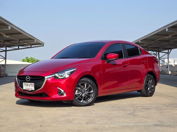 Mazda Mazda 2 2018 1.3 High Connect Sedan เบนซิน ไม่ติดแก๊ส เกียร์อัตโนมัติ แดง