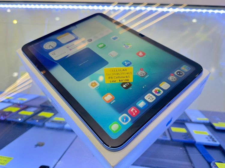 iPad Gen10 256GB ใส่ซิม Blue สภาพสวยมาก เครื่องไทย ครบกล่อง รูปที่ 3