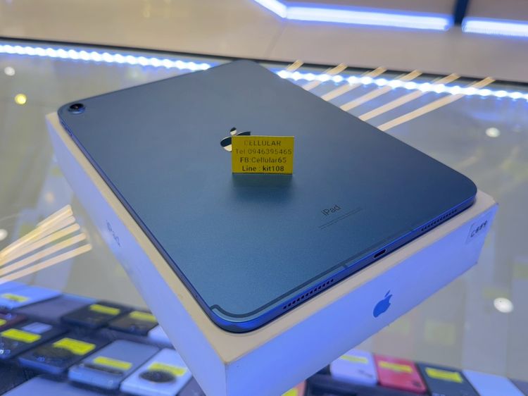 iPad Gen10 256GB ใส่ซิม Blue สภาพสวยมาก เครื่องไทย ครบกล่อง รูปที่ 10