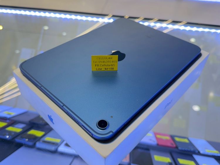 iPad Gen10 256GB ใส่ซิม Blue สภาพสวยมาก เครื่องไทย ครบกล่อง รูปที่ 7