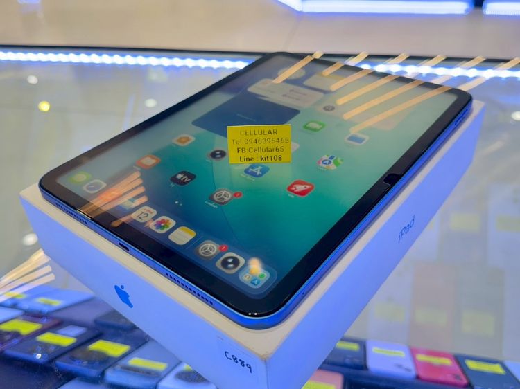 iPad Gen10 256GB ใส่ซิม Blue สภาพสวยมาก เครื่องไทย ครบกล่อง รูปที่ 4