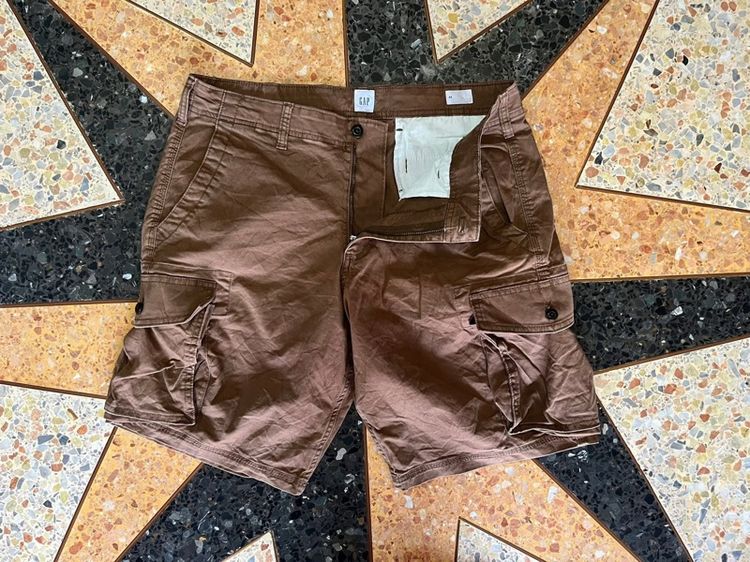 📌GAP -Cargoขาสั้นแท้💯  เอว35-36 รูปที่ 4
