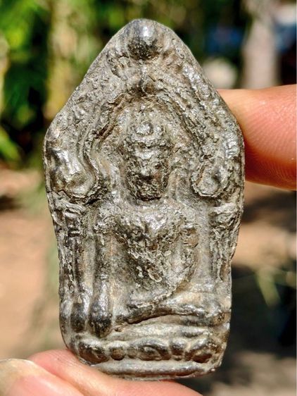 พระยอดขุนพล พิมเล็ก นิยม  ลพบุรี กรุวัดพระศรีรัตนมหาธาตุ เนื้อชินเงิน