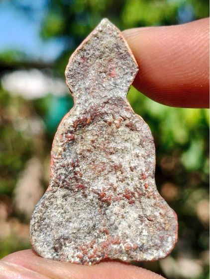 พระเทริดขนนก กรุวัดป่าเลไลยก์ สุพรรณบุรี เนื้อชินสนิมแดง รูปที่ 8