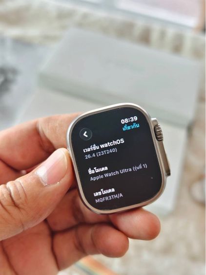  Apple Watch Ultra 1 GPS Cellular 49mm Natural Titanium รูปที่ 3
