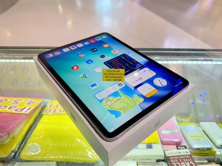 iPad Pro 11 M1 ใส่ซิม 128GB สภาพสวยมาก ครบกล่อง รูปที่ 4