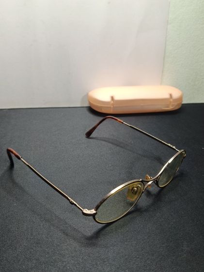 แว่นตา Vtg. E-A-R-M-A-N-I 044-S ทรง Oval งานอิตาลีแท้สีทองวินเทจ