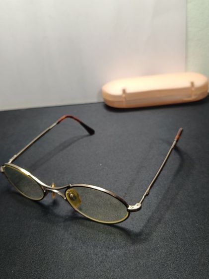 แว่นตา Vtg. E-A-R-M-A-N-I 044-S ทรง Oval งานอิตาลีแท้สีทองวินเทจ รูปที่ 2