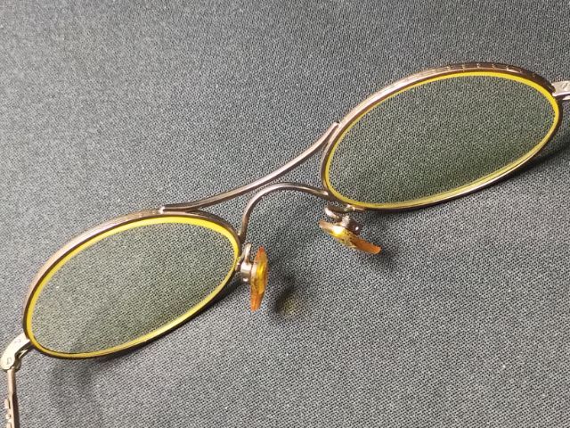 แว่นตา Vtg. E-A-R-M-A-N-I 044-S ทรง Oval งานอิตาลีแท้สีทองวินเทจ รูปที่ 8