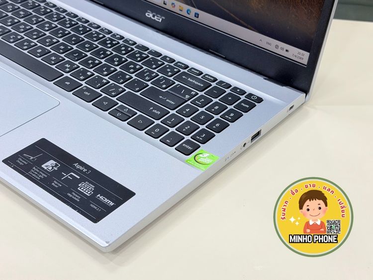 💻 Acer Aspire 3 A315-59-34T3 สีเงิน  รูปที่ 4