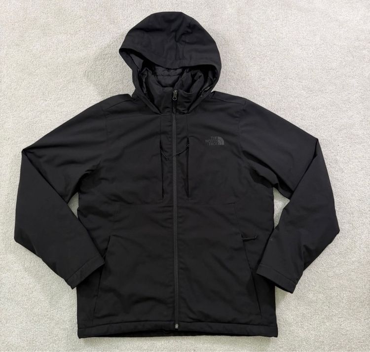 ดำ แขนยาว เสื้อแจ็คเก็ต | เสื้อคลุม อื่นๆ the north face black jacket แท้มือสองสภาพดี